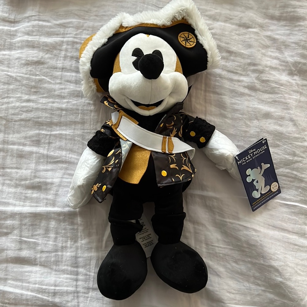 Brand new with tags Mickey 50th Pirates Plush